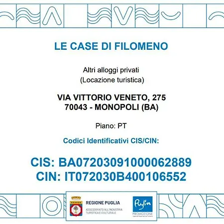 شقة Le Di Filomeno مونوبولي